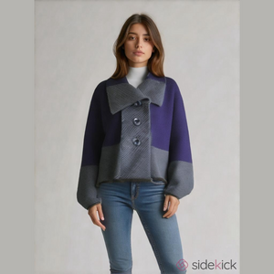 Panitti Short Sleeve Wool Blend Cardigan